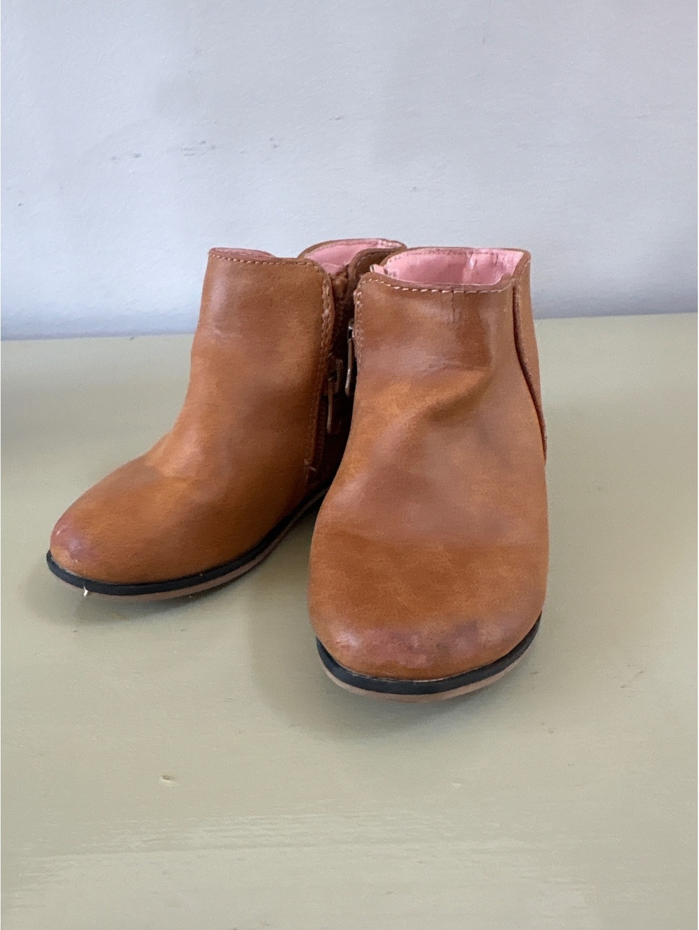 Cat & Jack Toddler Brown Ankle Boots Size 7 Girls Toddler Shoes